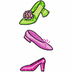 Shoes Embroidery Design 3 Shoes Embroidery Design 3
